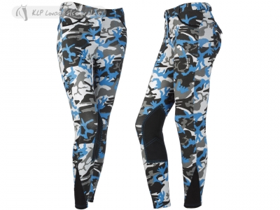 Daslö Camouflage Lighweight Ladies Breeches With Suede Knee Patch - T…