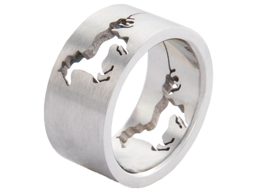 Ring With Running Horse